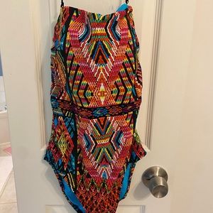 Nanette Lepore Mayan Mosaic Seductress Swimsuit